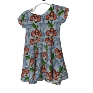 Trendy Street toddler girls Thumbelina skater twirl dress sz 2-3 MADE IN UK